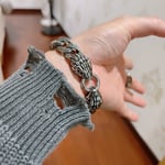Gucci Snake Bracelet Silver