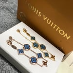 Louis Vuitton Blue Charm Gold Bracelet