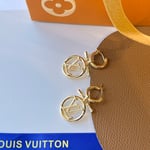 Louis Vuitton Lv Baby Louise Earrings Golgold M00613