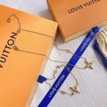 Louis Vuitton Louisette Necklace Gold M00365