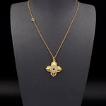 Louis Vuitton Lv Medaillon Necklace Gold M02001