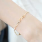 Saint Laurent Cassandre Charm Bracelet Gold