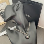 Chanel And Gold Metal Necklace Ab9463 B09327 Nk812