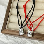 Louis Vuitton Silver Lockit Bracelet Red Qa5078