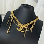 Chanel Cc Necklace Gold