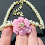 Chanel Pearl And Camélia Necklace