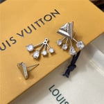 Louis Vuitton V For Vuitton Earrings M02296
