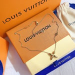 Louis Vuitton Louisette Necklace Gold M00365