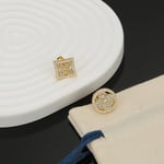 Louis Vuitton Idylle Blossom Stud Earrings Gold And Diamonds