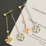 Louis Vuitton Idylle Blossom Long Earrings 3 Golds And Diamonds
