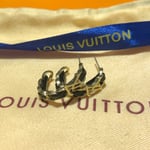 Louis Vuitton Logo Earrings