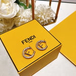 Fendi Logo Earrings