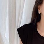 Louis Vuitton Louise By Night Earrings Gold M00757