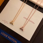 Louis Vuitton Lv Volt One Necklace Rose Gold 18K Q93813