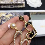 Chanel Heart Gold Earrings