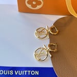 Louis Vuitton Lv Baby Louise Earrings Golgold M00613