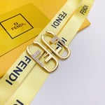 Fendi O'Lock Single Gold Earring