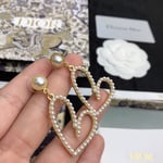 Chanel Heart Gold Earrings