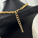 Chanel Cc Necklace Gold