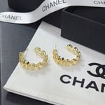 Chanel Earrings Cc Gold