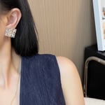 Chanel Cc Earrings Gold