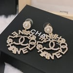 Chanel Pearl Caged Cc Drop Earrings Gold