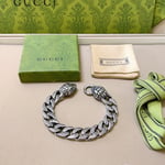 Gucci Snake Bracelet Silver