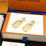 Louis Vuitton Everyday Chain Lv Earrings Gold And Silver