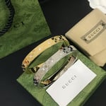 Gucci Cuff Bracelet Silver 8Mm