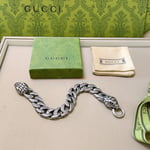 Gucci Snake Bracelet Silver