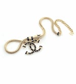 Chanel Women's Gold Metal CC Necklace
