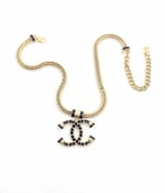 Chanel Women's Gold Metal CC Necklace