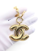 Chanel Cc Gold Necklace