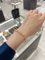 Saint Laurent Cassandre Bracelet Gold Tone