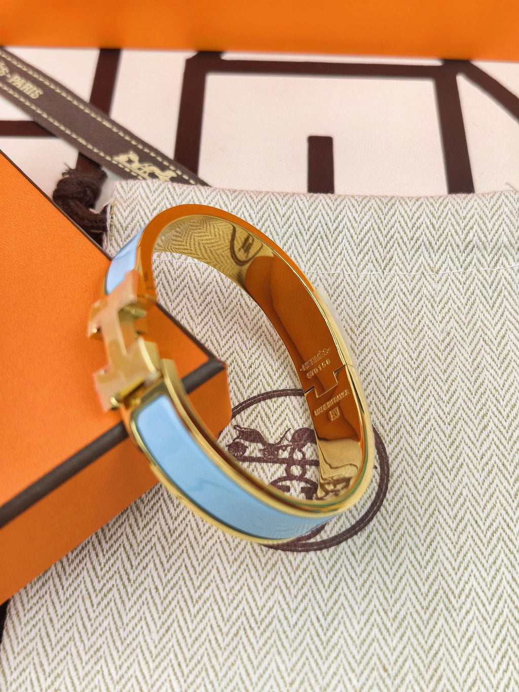Hermes Clic Clac H Bracelet Gold