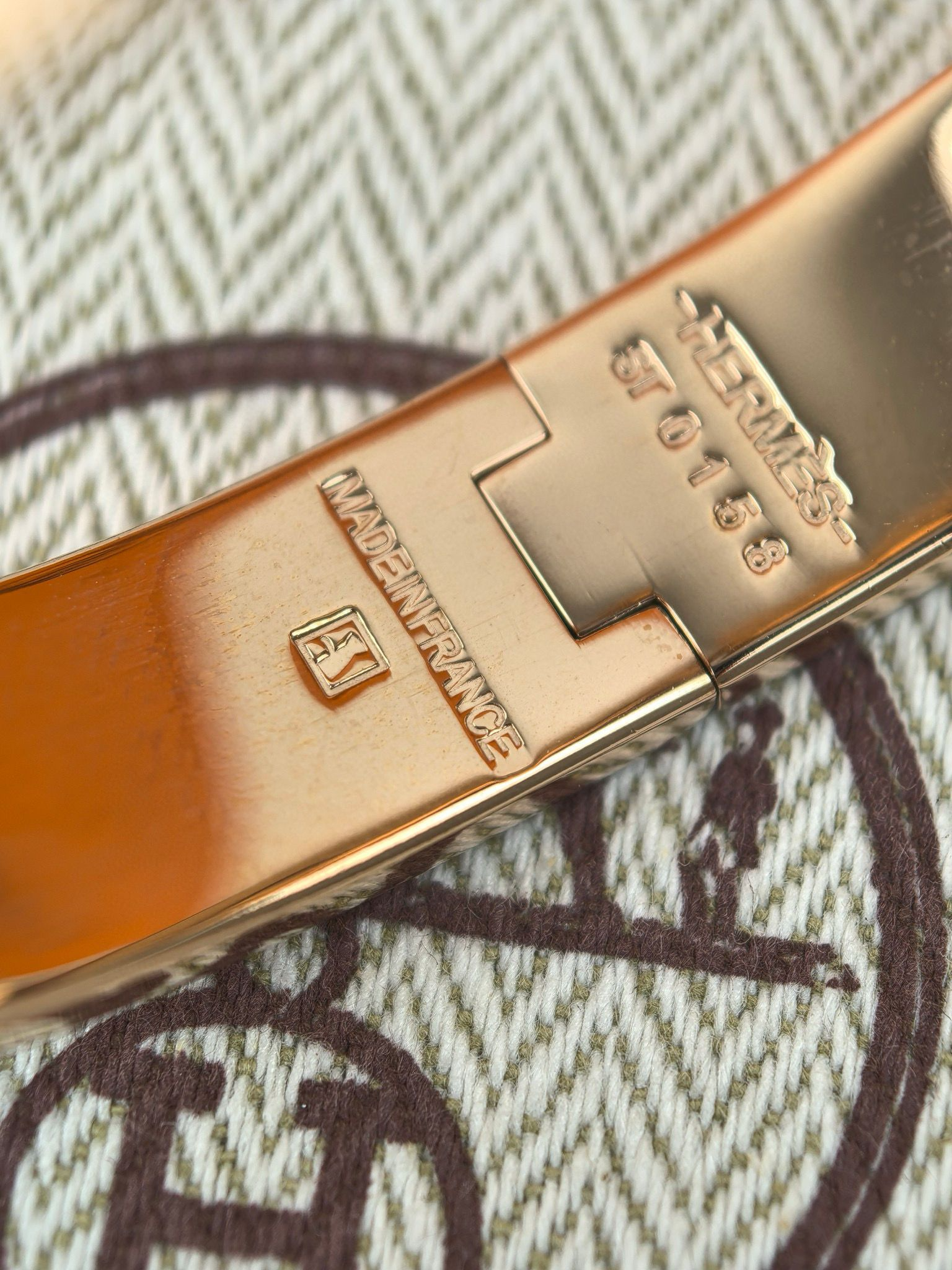 Hermes Clic Clac H Bracelet Gold