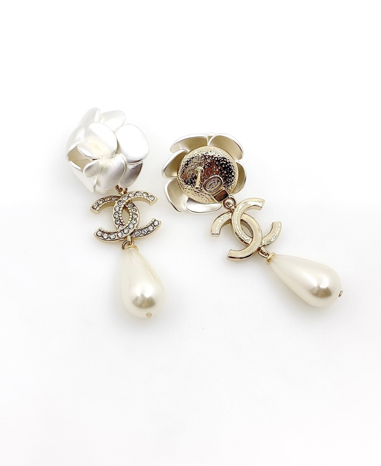 Chanel Pearl Earrings