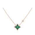 Louis Vuitton Color Blossom Bb Sun Pendant Necklace Green Q93619