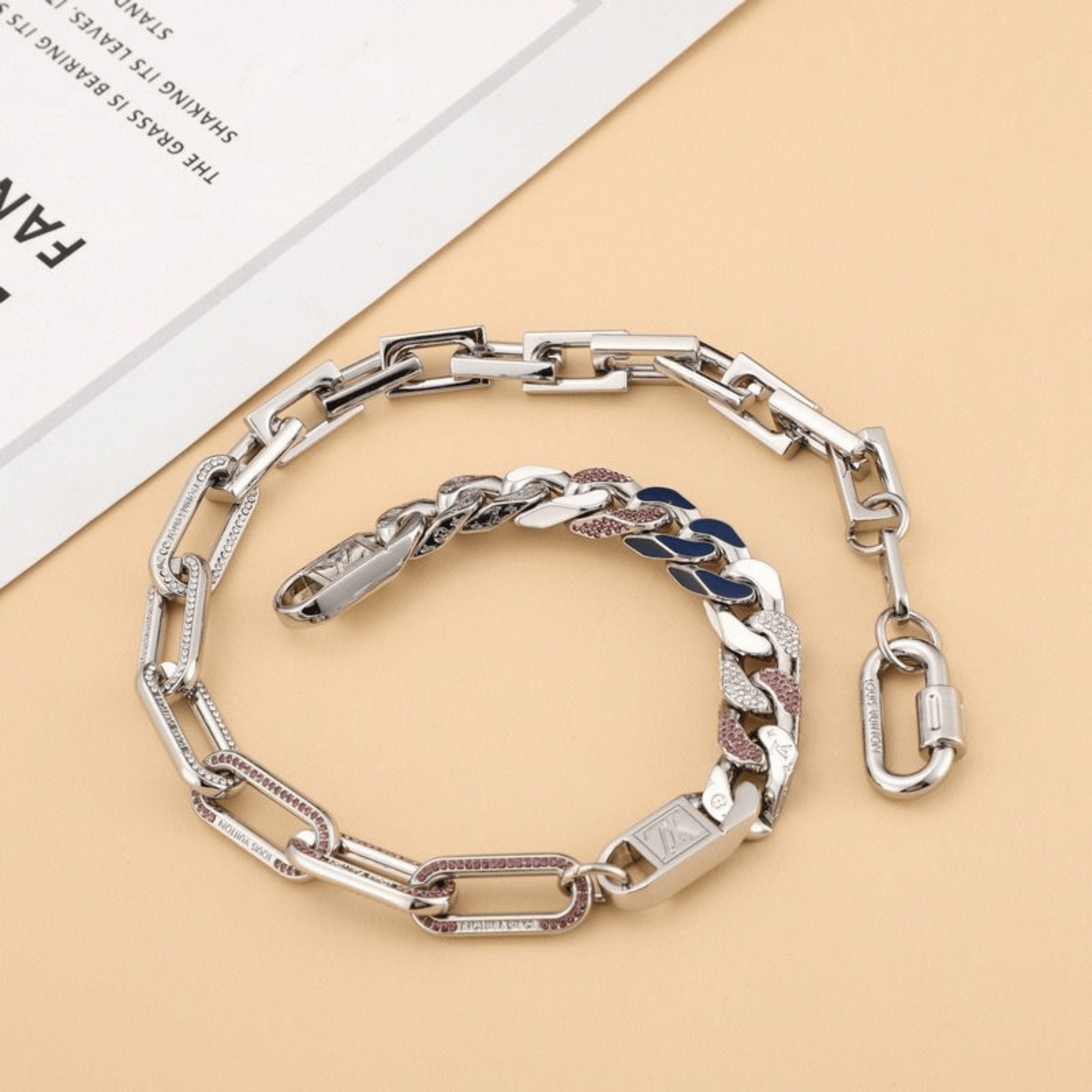 Louis Vuitton Silver Chain Necklace
