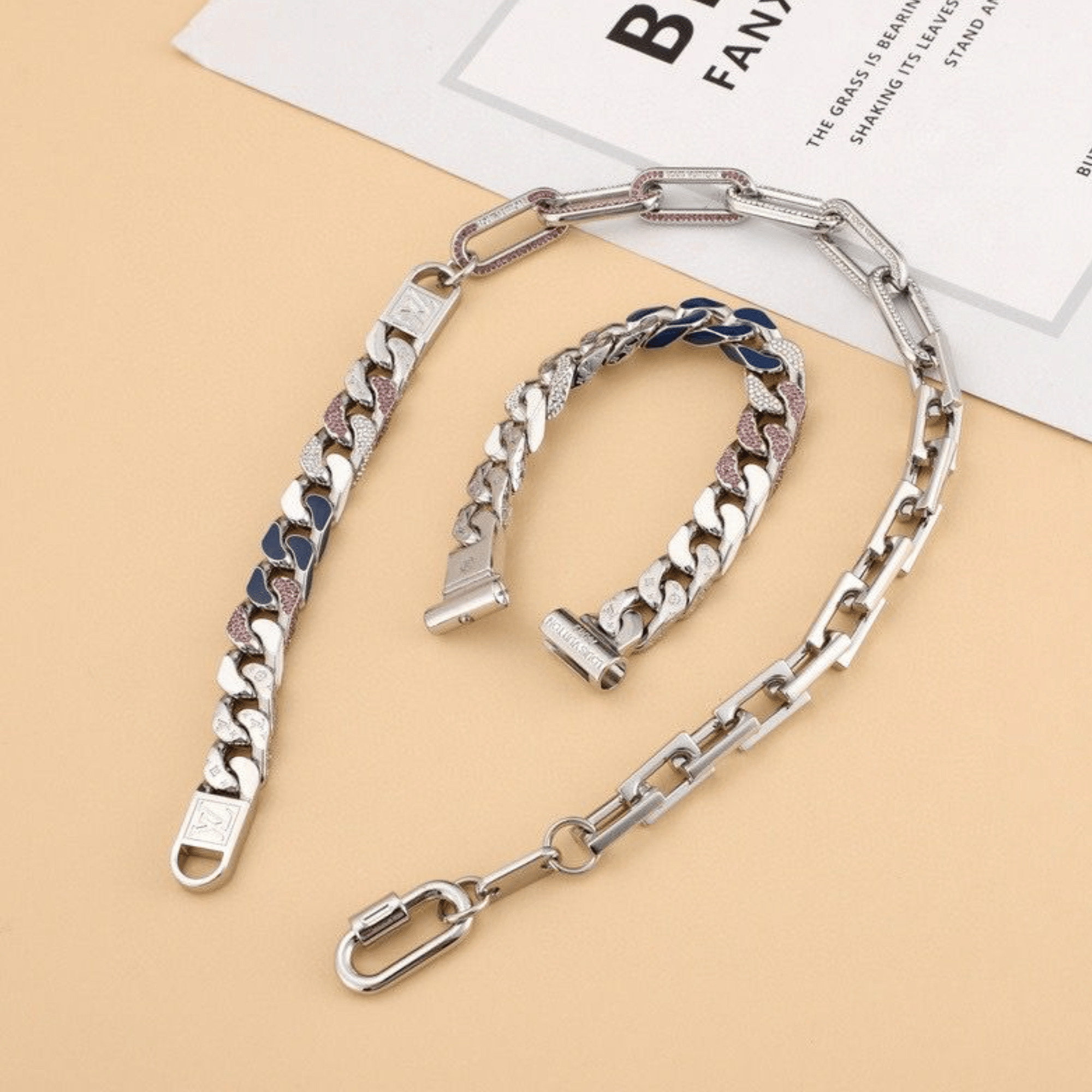 Louis Vuitton Silver Chain Necklace
