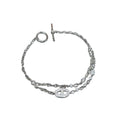 Hermes Crystals Bracelet Silver