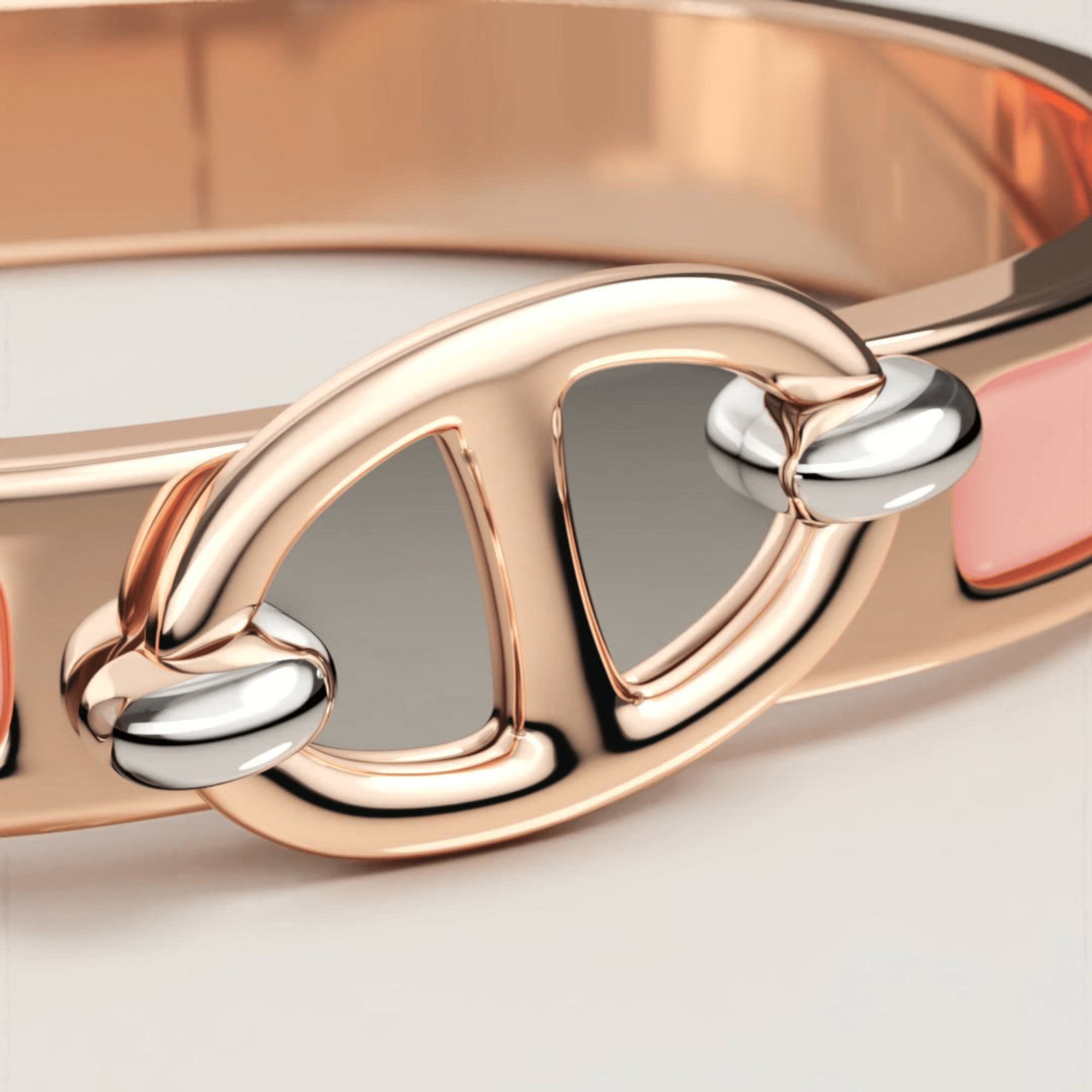 Hermes Mini Click Size 16 Pink