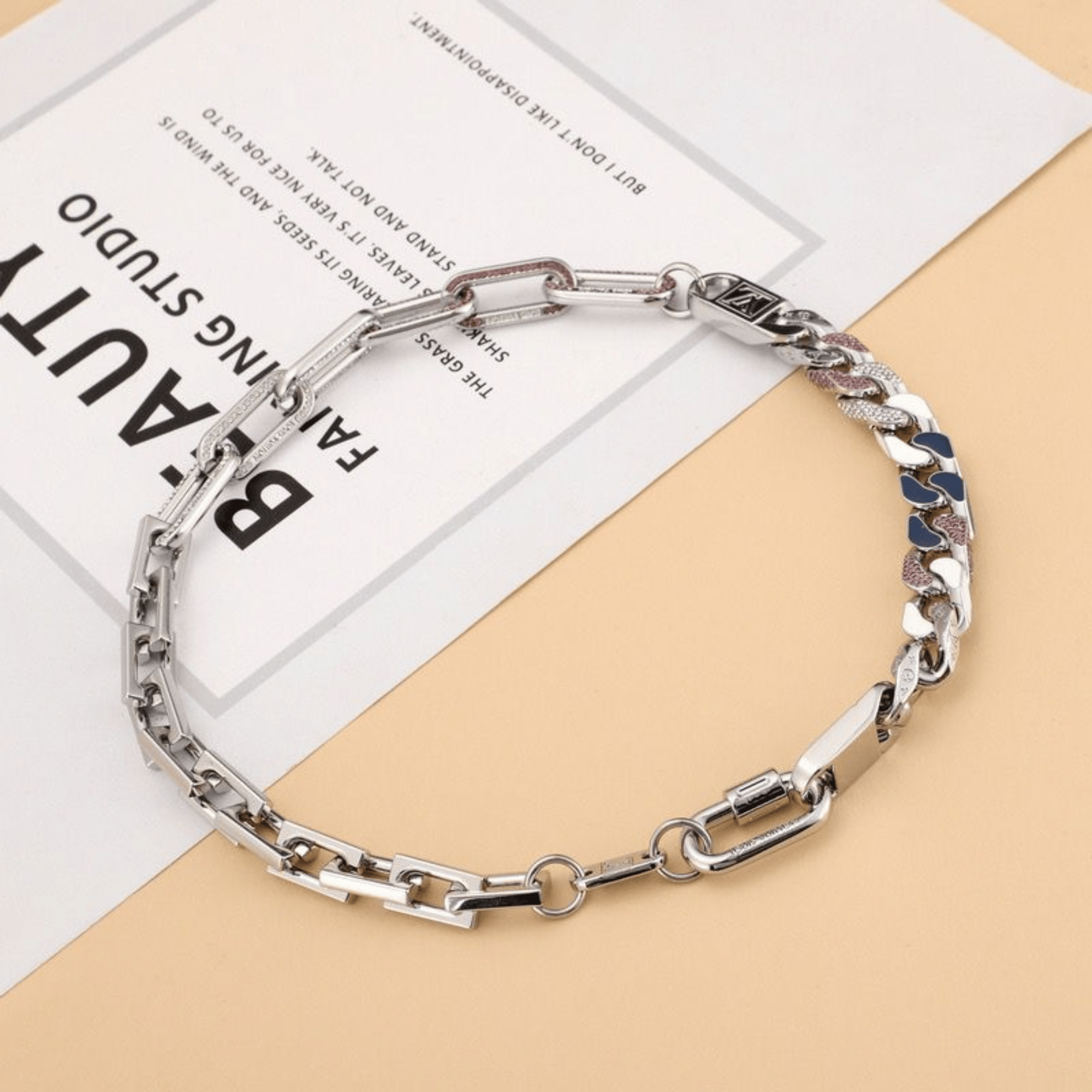 Louis Vuitton Silver Chain Necklace