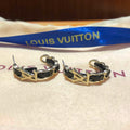 Louis Vuitton Logo Earrings