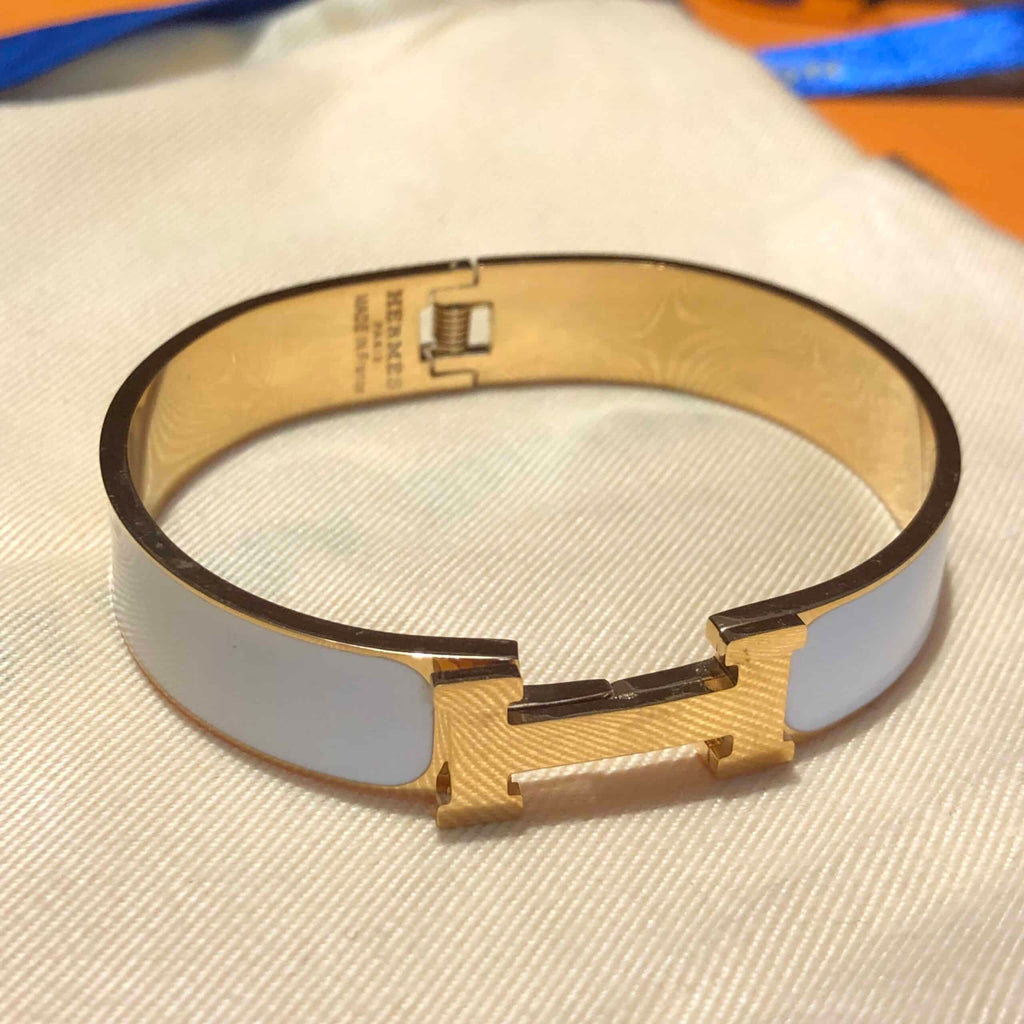 Hermes Clic Clac H Bracelet Gold