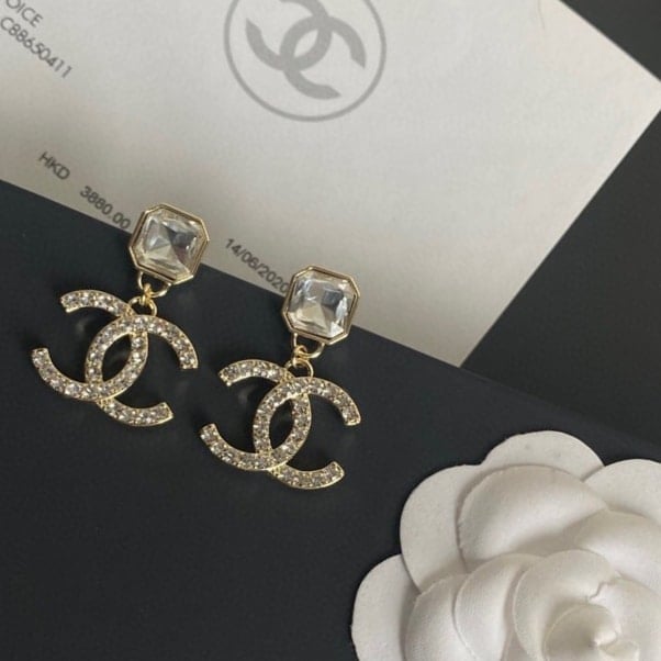 Chanel Cc Earrings