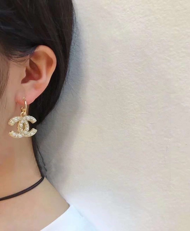 Chanel Cc Earrings