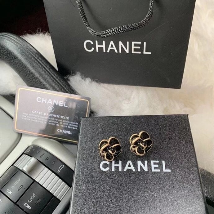 Chanel Flower Earrings