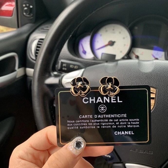 Chanel Flower Earrings
