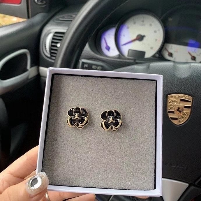 Chanel Flower Earrings